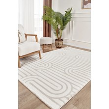 Kaşmir Halı 7/24 Plushy Runa Cream 200X290