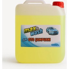 Max&Wash 4KG Cilalı Oto Şampuanı-Cilalı Oto Yıkama Köpüğü Extra Cilalı 1/60 Oran Konsantre