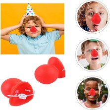 My Best Store Kırmızı Renk Lastikli Burun Palyaço Burun