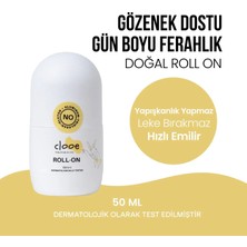 Clooe Vegan Sertifikalı Alüminyum İçermeyen Leke Bırakmayan Hızlı Emilen Ter Kokusu Önleyici Çay Ağacı Yağlı Unisex Roll-On Deodorant