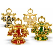 Oska Global 6'lı Lüks Sunum ve Dekoratif Kadeh Seti