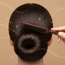 MiraLive Ahşap Saplı Topuz Tarağı