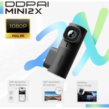DDPAI Mini 2X Araç İçi Kamera - 2K QHD Çözünürlük - AI-ISP ile NightVIS 2.0 - Kompakt ve çok yönlü Araç Kamerası
