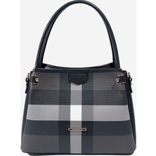 Silver & Polo Silver Polo  Kadın  SP1254-MK129 Sılver Polo El Çantası Siyah-Siyah