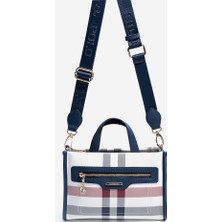 Silver & Polo Silver Polo  Kadın  SP1271-MK3 Sılver Polo El Çantası Beyaz-Lacivert