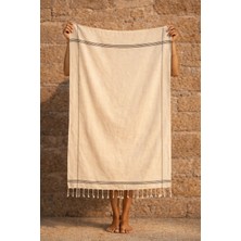 İrya Carmen %100 Pamuk Peştemal Pudra 90x170
