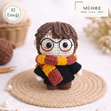 Mühre Harry Potter Anahtarlık Charm Hediyelik %100 Pamuklu Organik Amigurumi Örgü