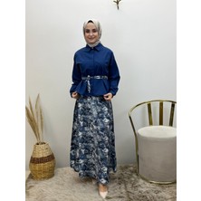 JOOQSTORE Çiçek Desen Etekli Takım