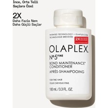 OLAPLEX No. 5 İnce Telli Saçlar İçin Vegan Bakım Kremi 100 ml Doğal Plastik Malzemeden Üretilmiştir