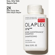 OLAPLEX No.4 Fine Bond Maintenance Shampoo - Ince Telli Saçlar Için Bakım Şampuanı - 100 ml