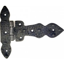 Pileli Store Pilelistore Antika Tarz Dekoratif Pirinç Kuyruklu Düğmeli Menteşe No1 - 117X142 Mm, Oksit