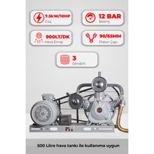 GAP Kompresör Kafa Grubu 10HP 12 Bar GK-3090B