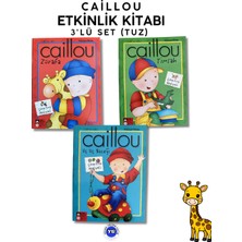 Burhan Yayınları Caillou Timsah Zürafa Uç Uç Böceği 3’lü Etkinlik Seti – Her Kitapta 50+ Sticker Hediyeli