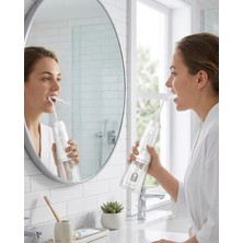 Senka Mey Ithalat® Kablosuz Ağız Duşu Ipx7 Su Geçirmez 320 ml Hazneli Güçlü Su Basınçlı