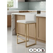 Ats Dekor Barvia Back , Bar & Mutfak Sandalyesi , Metal Ayaklı