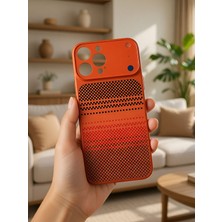 KumOziShop iPhone 13 Promax Uyumlu Magsafe Özellikli Kamera Korumalı Fiber Desenli Premium Kılıf