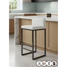 Ats Dekor Barvia Back , Bar & Mutfak Sandalyesi , Metal Ayaklı