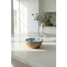 EW's Kitchenware Mango Agacı Sunum Servis Kasesi & Dekoratif Kase 20 cm Desenli