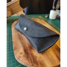 Balthazar Workshop Blaidd El Yapımı Crazy Hakiki Deri Gözlük Kılıfı