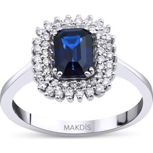 Makdis Pırlanta 1.60 Karat Safir Pırlanta Yüzük