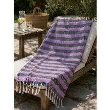 İrya Liny %100 Pamuk Peştemal Mor 90x170