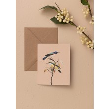 The Mia Art Line Mini Tebrik Kart Seti Blue 9X12 cm