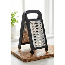 EW's Kitchenware Siyah Renkli Katlanabilir Paslanmaz Çelik Rende