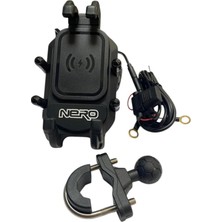 Nero Şarjlı W-707 Gidon Bağlantılı Telefon Tutucu (Titreşim Modüllü)