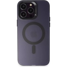 Senka Joko Iphone 14 Pro Max Kılıf Mateks Magsafe Kapak - Derin Mor
