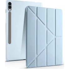 Senka Newface Samsung Galaxy X510 Tab S9 Fe 11 Kılıf Kalemlikli Mars Tablet Kılıfı - Mavi