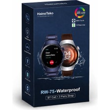 Hainoteko Rw-75 Akıllı Saat 3 Kordonlu | Bluetooth Arama | Şık Tasarım | Uzun Kullanım Süresi