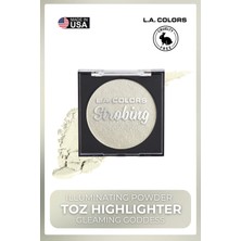 L.A. Colors Illuminating Powder - Cilde Işıltı ve Canlılık Katan Toz Highlighter #CSP253 Gleaming Goddess