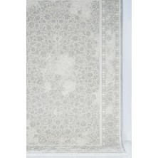 Estiva Home Açık Gri Modern Bambu Halı – Kaymaz Tabanlı, Antialerjik Salon & Oturma Odası Halısı (4m² / 6m²)