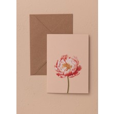The Mia Art Line Mini Tebrik Kart Seti Peonie 10 x 14 cm