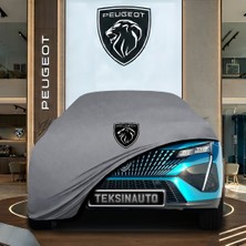 ULTRASHOP Peugeot 408 (P54) (2022 -) Gri Kumaş Oto Branda Araca Özel Penye Araba Brandası Araç Örtüsü