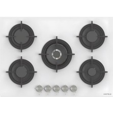 Hafele Orion Beyaz Gazlı Ankastre Ocak