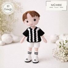 Mühre El Emeği Beşiktaş Taraftar Yavru Kartal Bebek Hediyelik %100 Pamuklu Organik Amigurumi Örgü