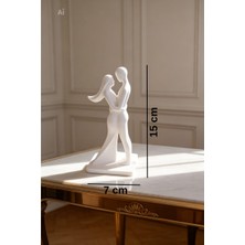 Glanart 3 Boyutlu Dans Eden Gelin Damat Figürü  ( 3D Filament ) 1 Adet