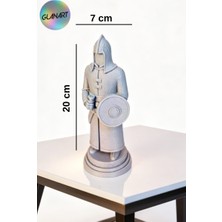 Glanart Hediyelik 3 Boyutlu Zıhlı Asker (3d Filament ) 1 Adet