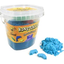  lino ln-500m kinetik kum kovalı 500 gram + 3 adet kalıp mavi