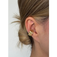 KİLİGİSTANBUL Sıralı Yıldızlı Cuff  (Kulak Deliği Olamadan Kullanım)