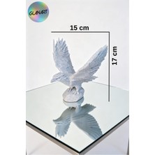 Glanart Hediyelik Masa Üstü 3 Boyutlu Kartal Figürü (3d Filament) 1 Adet
