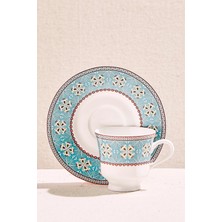 Paşabahçe Hereke Porselen Espresso Fincanı Mavi - 1 Adet