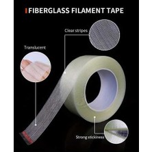 ALPA 10MM Ipli Montaj Bantı - Lifli Flament Bant 50MT