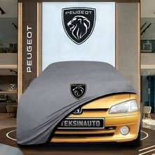 ULTRASHOP Peugeot 106 (1996-2003) Gri Kumaş Oto Branda Araca Özel Penye Araba Brandası Araç Örtüsü