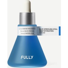 Fully Blue Spirulina Hyal Deep Hydrating Serum / Mavi Spirulina & Hyaluronik Asit Yoğun Nem Serumu