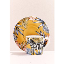 Paşabahçe Zebra Porselen Kahve Fincanı - 1 Adet