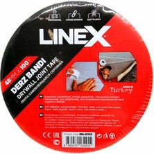 MiraLive Lınex BNL-48100 ( 48MMX100YARDS ) Derz Bandı Bant ( Kullanım Alan= Alçıpan Birleşim Noktası & Sıva Çatlak & Derz Boşluk Kapat )*24