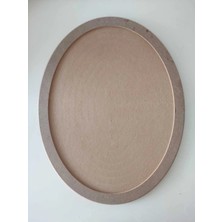 Serap İskender Painting Oval Oyma Mdf Pano 45X55 Cm, 10 mm Kalınlık