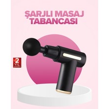 MiraLive Profesyonel Masaj Tabancası 6 Kademeli Derin Kas Terapisi 4 Başlıklı Şarjlı Sessiz Motor